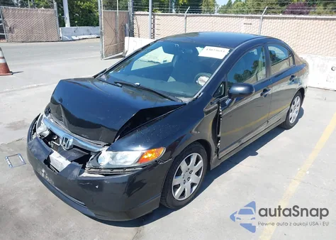 2007 Honda Civic Lx from USA, damaged, VIN 1HGFA16597L129476